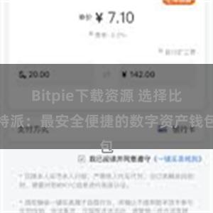 Bitpie下载资源 选择比特派：最安全便捷的数字资产钱包