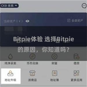 Bitpie体验 选择Bitpie的原因，你知道吗？