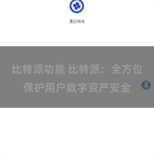 比特派功能 比特派：全方位保护用户数字资产安全